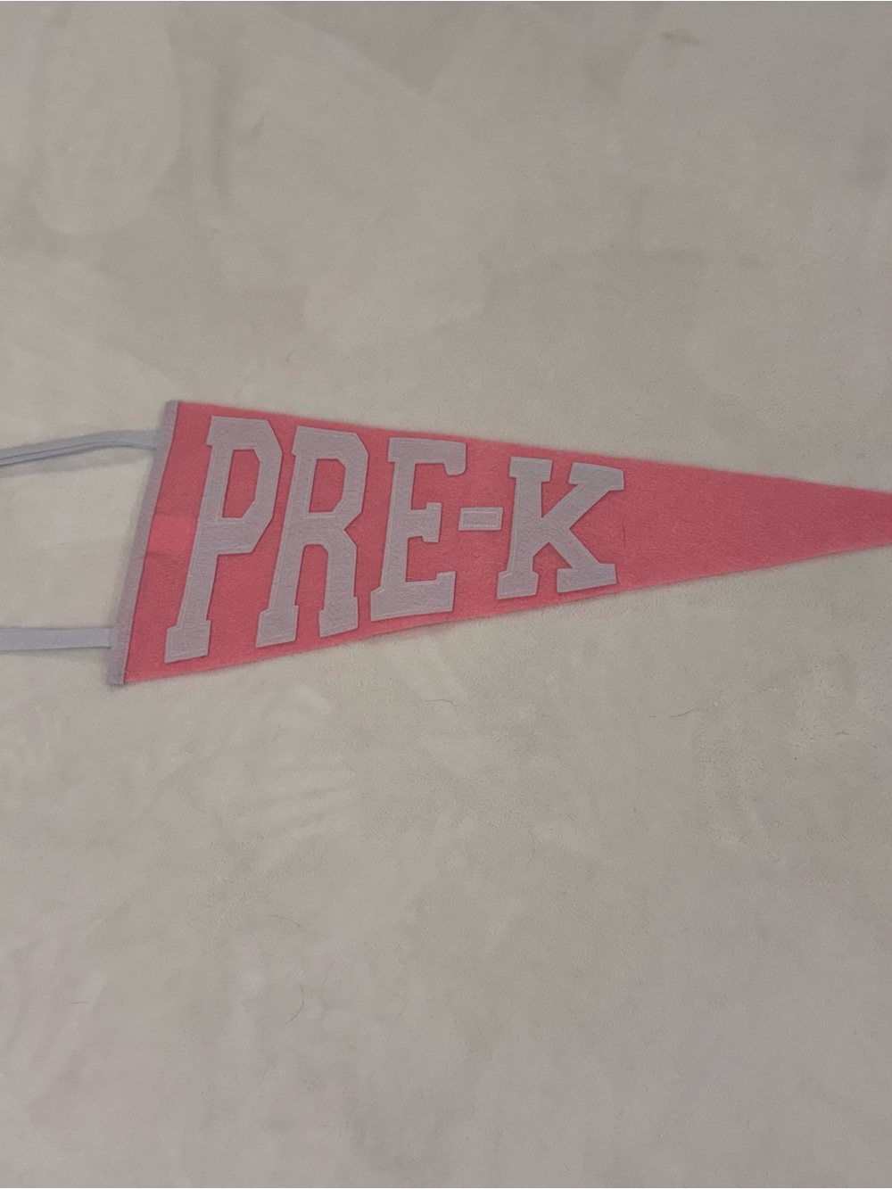 Beaufort bonnet company back to school pennant - pink pre-k